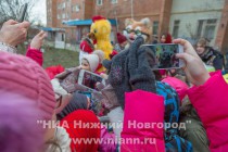 Открытие памятника персонажу сказки Максима Горького Воробьишке в Нижнем Новгороде