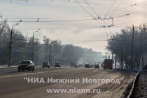 Туманный день в Нижнем Новгороде