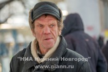 Раздача горячих обедов и новогодних подарков людям без определенного места жительства