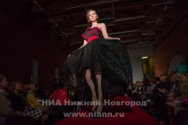 Модный показ коллекции нижегородского дизайнера Ольги Рыхловой в Арсенале