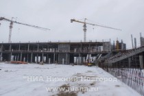 Ход строительства стадиона в Нижнем Новгороде к Чемпионату мира по футболу в 2018 году