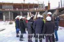 Ход строительства стадиона в Нижнем Новгороде к Чемпионату мира по футболу в 2018 году