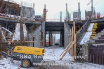 Ход строительства стадиона в Нижнем Новгороде к Чемпионату мира по футболу в 2018 году