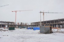 Ход строительства стадиона в Нижнем Новгороде к Чемпионату мира по футболу в 2018 году