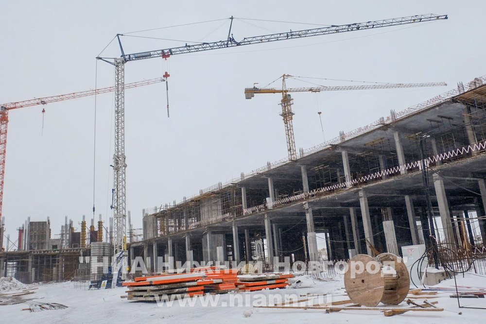 Строительство стадиона к ЧМ в Нижнем Новгороде