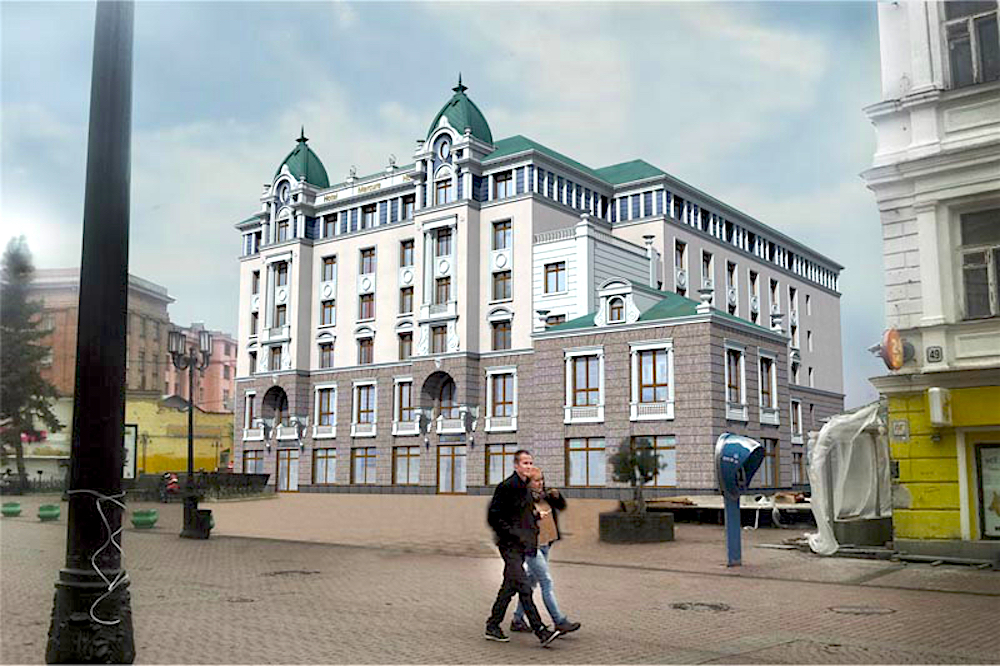 Проект гостиничного комплекса на ул. Большая Покровская 51а