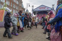 Масленичные гуляния прошли в Нижнем Новгороде