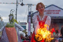 Масленичные гуляния прошли в Нижнем Новгороде