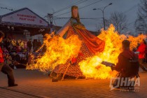 Масленичные гуляния прошли в Нижнем Новгороде