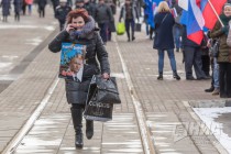 Митинг, посвященный годовщине вхождения Республики Крым и города Севастополя в состав России