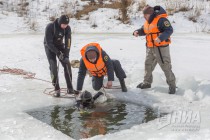Тактико-специальные учения с аварийно-спасательным отрядом Нижегородской области спасателей в преддверии паводка