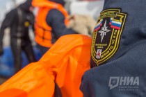 Тактико-специальные учения с аварийно-спасательным отрядом Нижегородской области спасателей в преддверии паводка