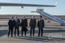 Президент России Владимир Путин осмотрел новый терминал аэропорта Нижний Новгород