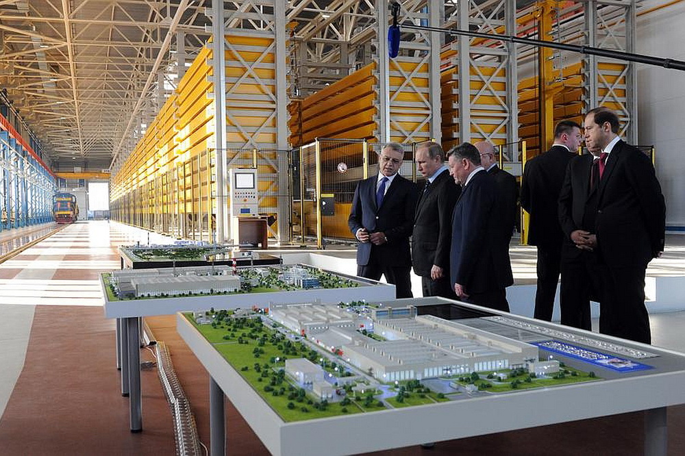 Владимир Путин торжественно открыл производство средств воздушно-космической обороны