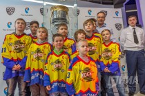 Спортсмены из школы ХК Космос