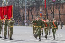 Первая в этом году репетиция Парада Победы прошла в Нижнем Новгороде на площади Минина и Пожарского