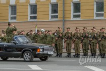 Первая в этом году репетиция Парада Победы прошла в Нижнем Новгороде на площади Минина и Пожарского