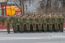 Первая в этом году репетиция Парада Победы прошла в Нижнем Новгороде на площади Минина и Пожарского