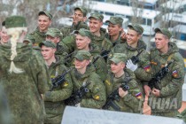 Первая в этом году репетиция Парада Победы прошла в Нижнем Новгороде на площади Минина и Пожарского