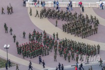 Первая в этом году репетиция Парада Победы прошла в Нижнем Новгороде на площади Минина и Пожарского