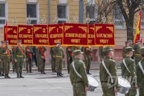 Первая в этом году репетиция Парада Победы прошла в Нижнем Новгороде на площади Минина и Пожарского