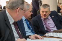 Депутаты гордумы Нижнего Новгорода VI созыва Владимир Аношкин, Юрий Яшенков и Александр Котельников (слева направо)