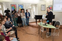 Творческая встреча с Народным артистом РФ Сергеем Безруковым в нижегородской областной детской библиотеке