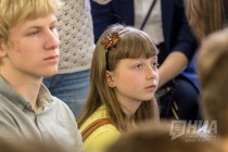 Творческая встреча с Народным артистом РФ Сергеем Безруковым в нижегородской областной детской библиотеке