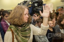 Творческая встреча с Народным артистом РФ Сергеем Безруковым в нижегородской областной детской библиотеке