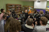 Творческая встреча с Народным артистом РФ Сергеем Безруковым в нижегородской областной детской библиотеке