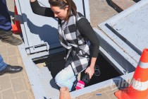 Экскурсия для журналистов в коммуникации, обслуживающие подачу воды в фонтан