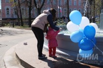 Открытие городского фонтана на пл. Минина и Пожарского