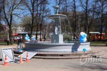 Открытие городского фонтана на пл. Минина и Пожарского