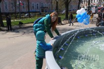 Открытие городского фонтана на пл. Минина и Пожарского