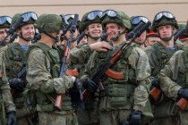 Сводная репетиция военного парада в ознаменование 71-ой годовщины Победы в Великой Отечественной войне состоялась в Нижнем Новгороде