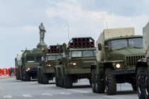 Сводная репетиция военного парада в ознаменование 71-ой годовщины Победы в Великой Отечественной войне состоялась в Нижнем Новгороде