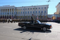 Парад в честь 71-годовщины Победы в Великой Отечественной войне на пл. Минина и Пожарского в Нижнем Новгороде