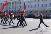 Парад в честь 71-годовщины Победы в Великой Отечественной войне на пл. Минина и Пожарского в Нижнем Новгороде