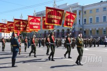 Парад в честь 71-годовщины Победы в Великой Отечественной войне на пл. Минина и Пожарского в Нижнем Новгороде