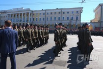 Парад в честь 71-годовщины Победы в Великой Отечественной войне на пл. Минина и Пожарского в Нижнем Новгороде