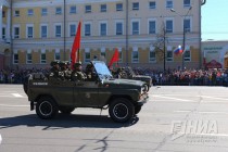 Парад в честь 71-годовщины Победы в Великой Отечественной войне на пл. Минина и Пожарского в Нижнем Новгороде