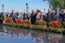 Парад в честь 71-годовщины Победы в Великой Отечественной войне на пл. Минина и Пожарского в Нижнем Новгороде