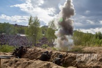Реконструкция боя 137 горьковской стрелковой дивизии 9 мая 1945 года в Нижнем Новгороде