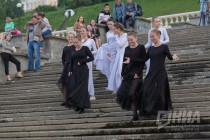 Открытие водной сцены Рыба на Нижне-Волжской набережной