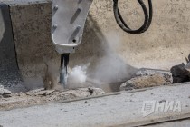 Ремонтные работы на Молитовском мосту