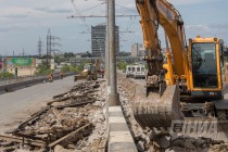 Ремонтные работы на Молитовском мосту