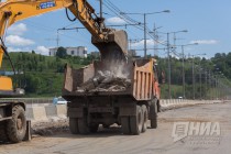 Ремонтные работы на Молитовском мосту