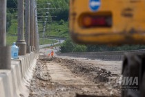 Ремонтные работы на Молитовском мосту