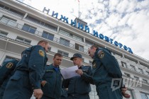 Пожарные спасли пострадавших и ликвидировали условное возгорание в здании Речного вокзала в Нижнем Новгороде