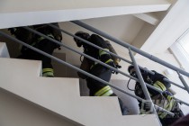 Пожарные спасли пострадавших и ликвидировали условное возгорание в здании Речного вокзала в Нижнем Новгороде